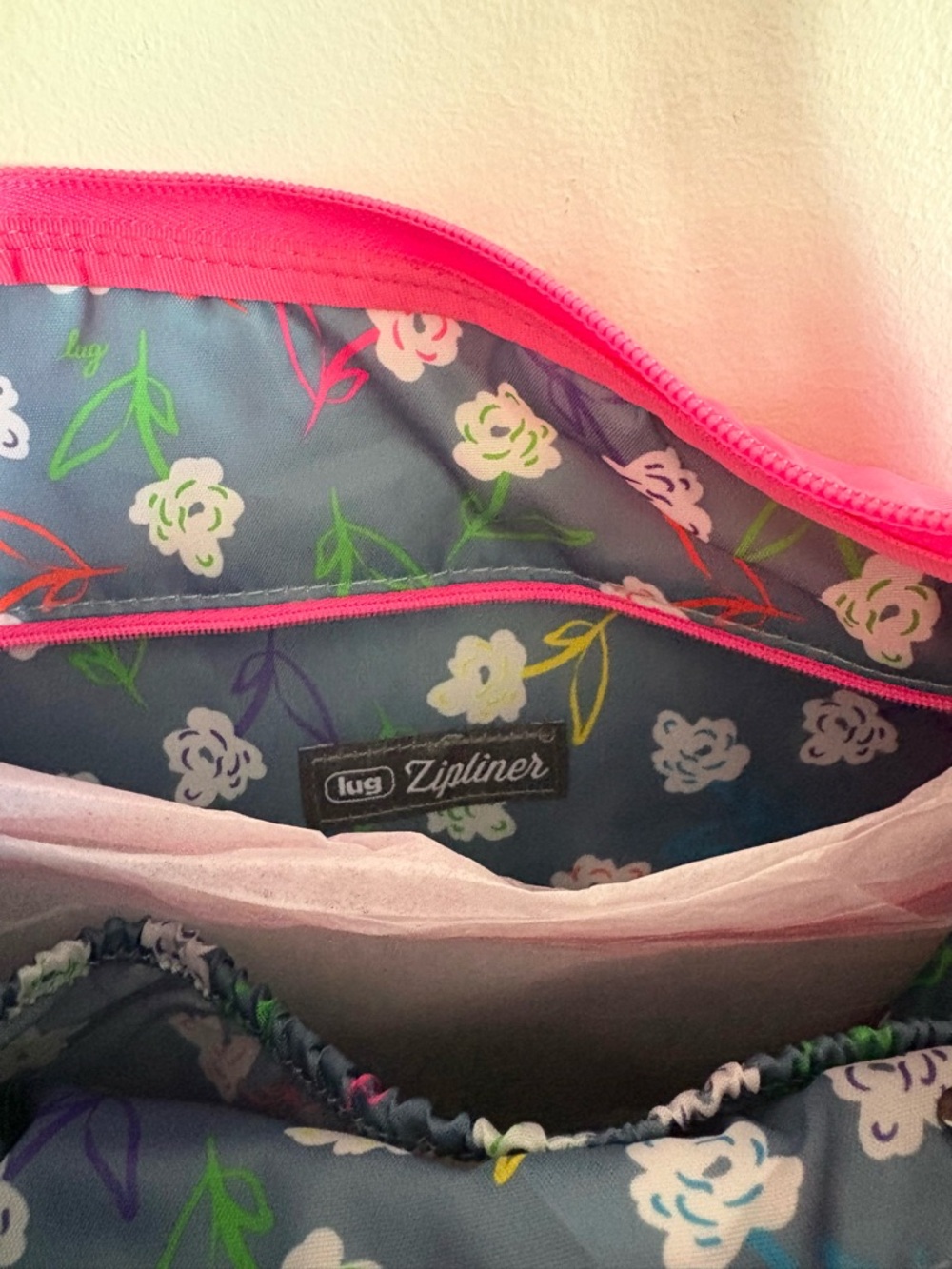 Lug Zipliner Convertible Hobo Bag in Pink - Picture 6 of 6